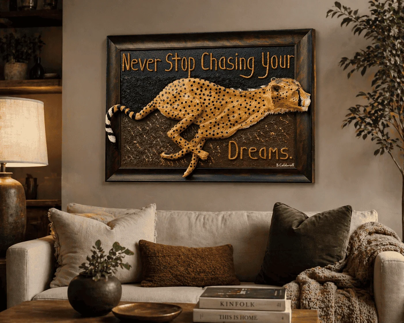 Never Stop Chasing Your Dreams -Never Before Seen 3D Sculpted Works by Dr. Brenda Caldwell